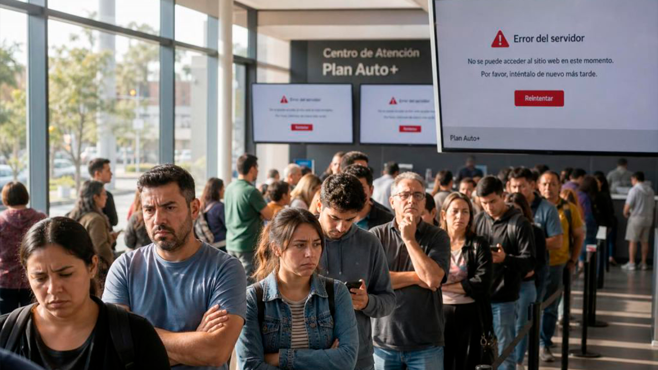 Colapso en la web del Plan Auto+ el día de su apertura