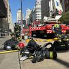 Un incendio en un restaurante de Gran Vía obliga a cortar el tráfico en pleno centro de Madrid