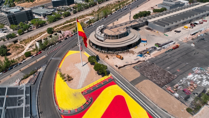 Así luce el circuito de Madrid de Fórmula 1 a vista de pájaro