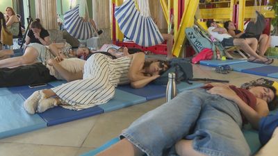 Siesta gratis para huir del calor en Madrid : así es el 'siestódromo' del Círculo de Bellas Artes