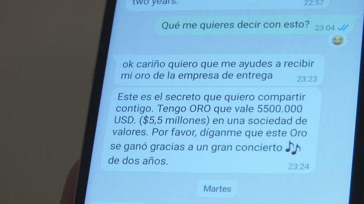 Así es el timo a través del móvil en el que nos envía una imagen un usuario desconocido