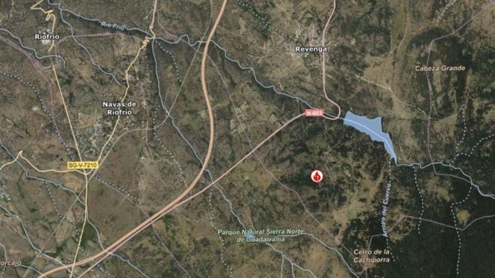 Declarado en gravedad 1 un incendio forestal en Revenga (Segovia)