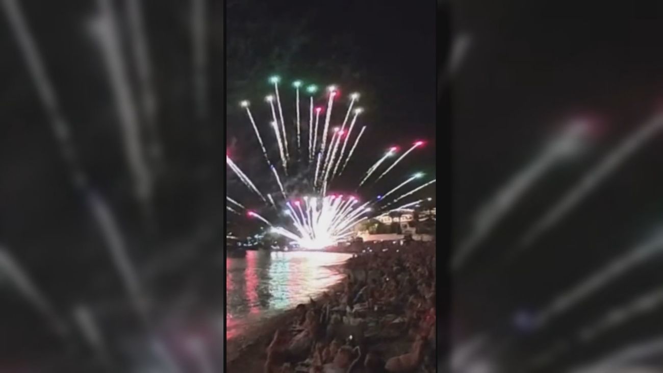 Un fallo pirotécnico causa 27 heridos en una playa de  Altea, en Alicante