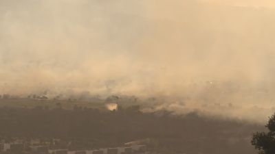 El fuego de Navas de San Antonio (Segovia) obliga evacuar Los Ángeles y Vegas de Matute