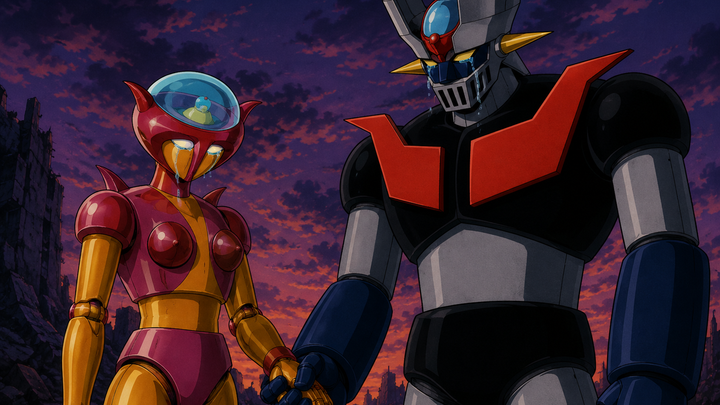 Afrodita A y Mazinger Z lloran la muerte de Katsushi Murakami / IA