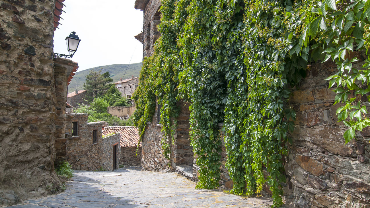 Vista de una de las calles de Patones de Arriba