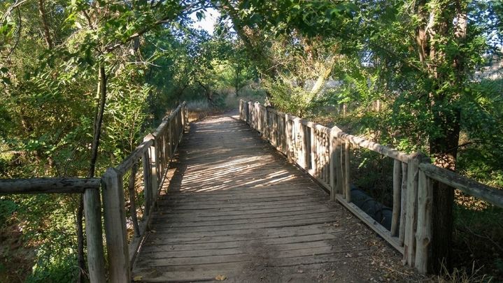 Puente en el Camino Natural del Tajo, en Villamanrique de Tajo / CAMINOS NATURALES