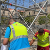 Muere el trabajador que cayó en el montaje de un escenario en San Lorenzo de El Escorial