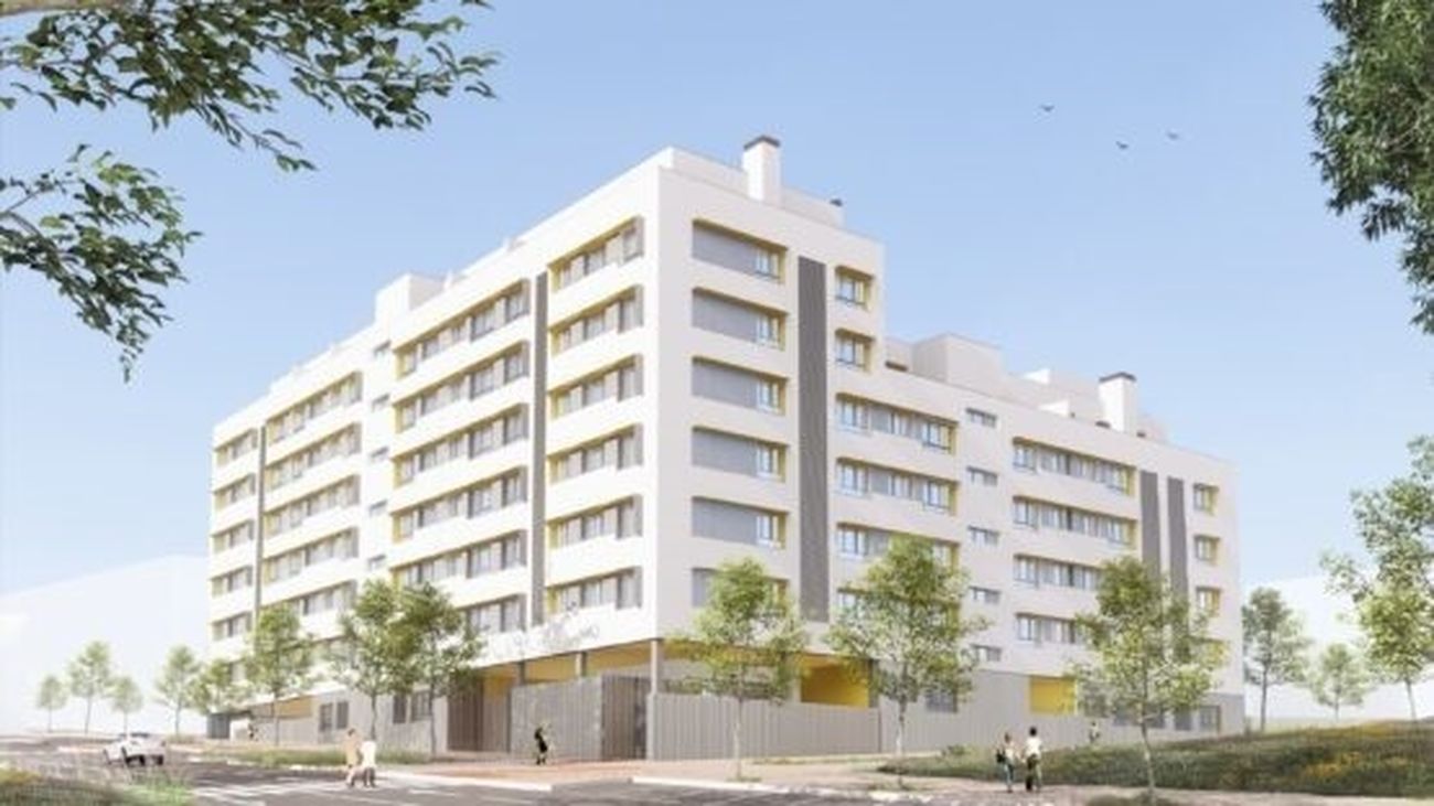 Recreación promoción viviendas alquiler asequible Paseo de la Dirección 3