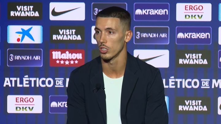 Grimaldo: "Quiero ser el mejor lateral de la Liga y ganar títulos en el Atlético"