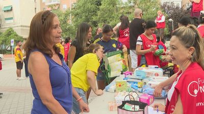 Madrid se vuelca en la recogida de material para los afectados por el terremoto de Colombia