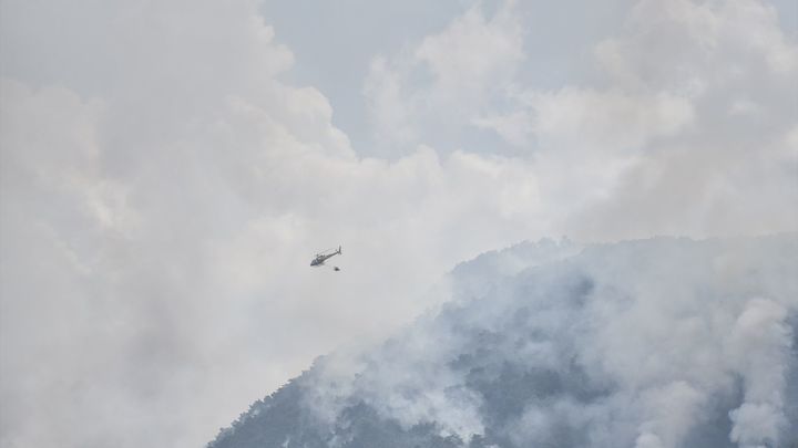 Incendio de Riglos (Huesca)
