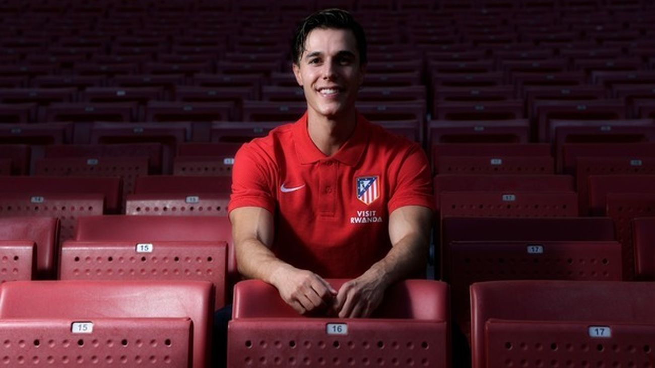 El jugador del Atlético de Madrid Arnau Ortiz