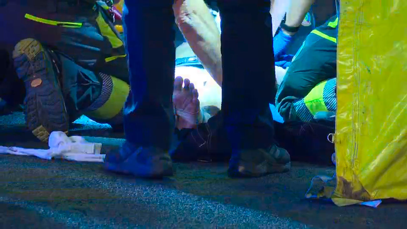 Dos atropellos graves en Madrid esta madrugada: un hombre en patinete y un joven de 25 años, hospitalizados