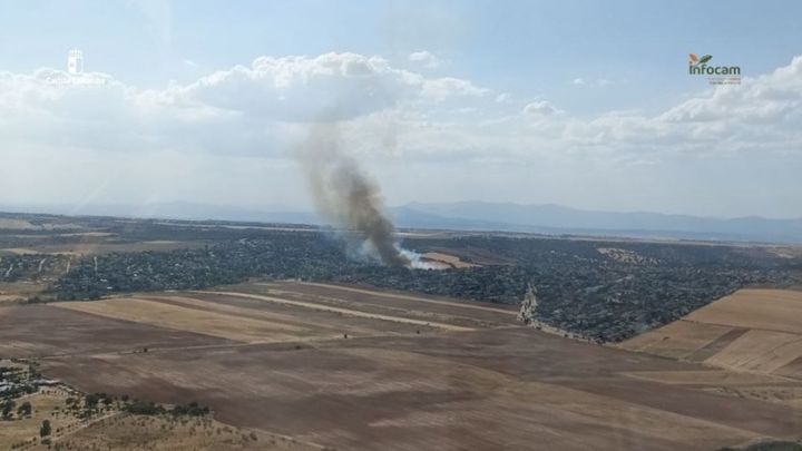 Baja a nivel operativo 0 el incendio de Galapagos (Guadalajara)