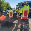 Cuatro muertos y un herido grave en la colisión de un camión y un coche en Zaragoza