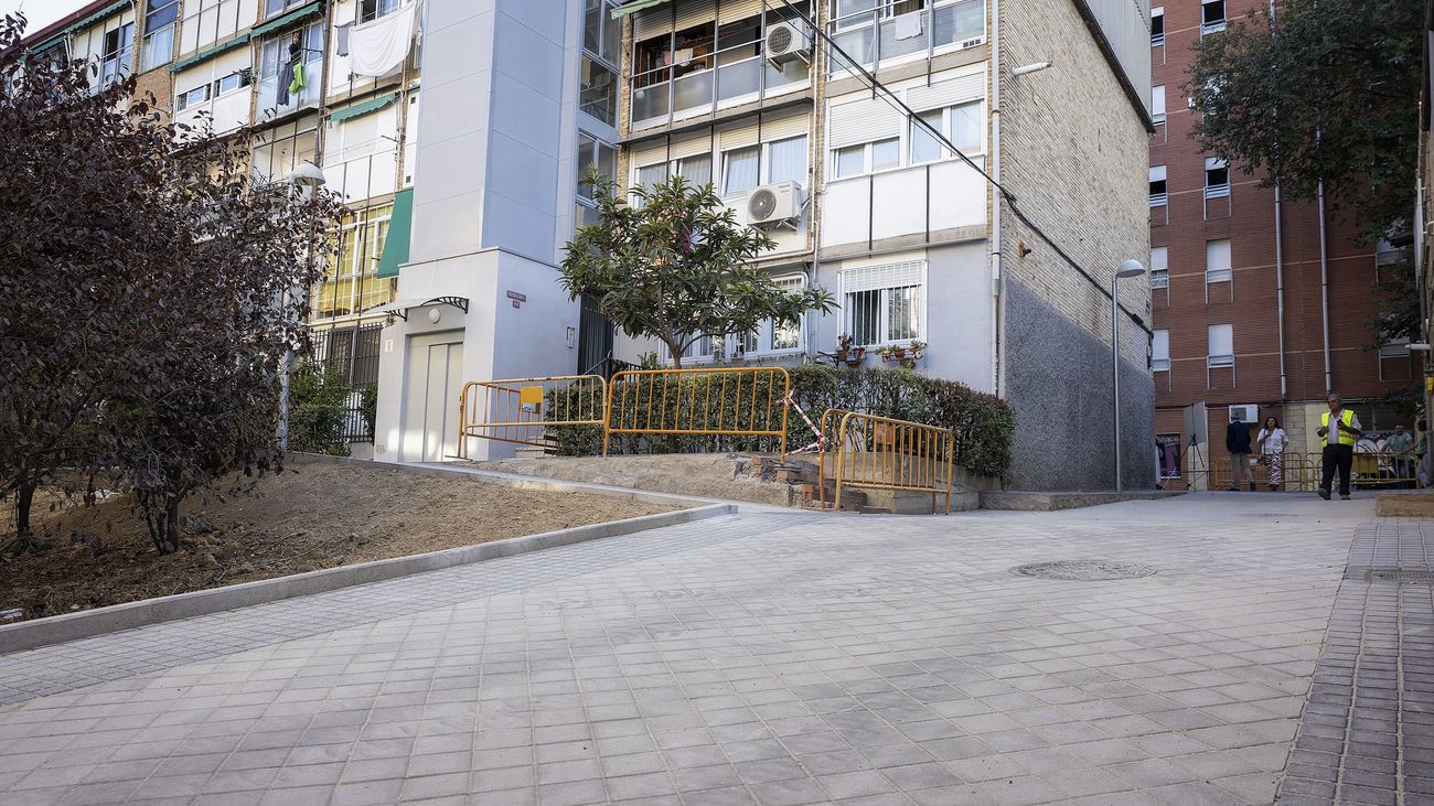 Avanzan las  obras de regeneración en el Poblado Dirigido de Fuencarral