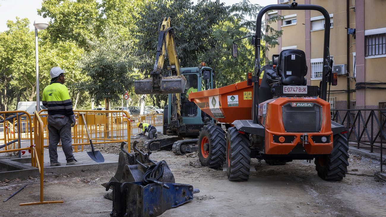 Se inician las obras de regeneración de la parcela G de San Blas-Canillejas