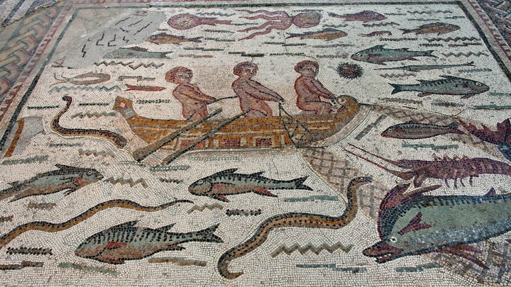Mosaico de los Peces de la Casa de Hippolytus
