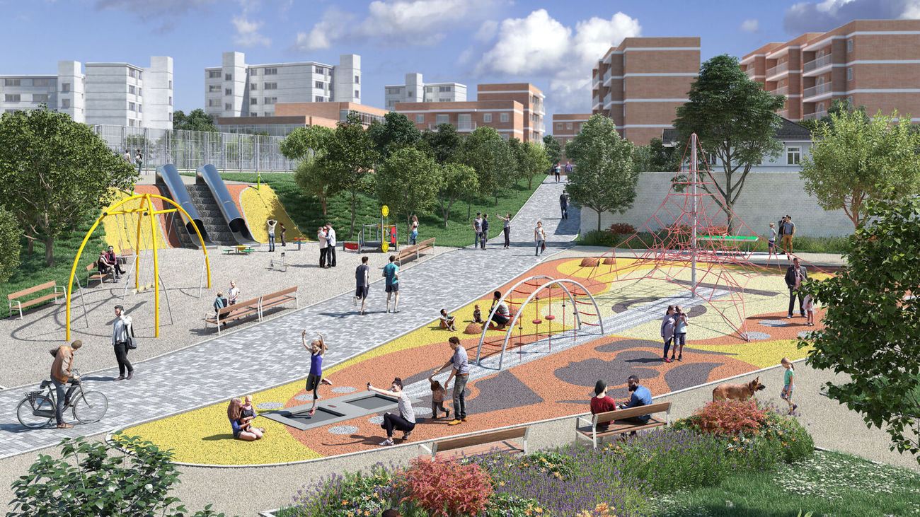 Así será el nuevo parque ' Habichuela' en homenaje a Juan Carmona en La Latina