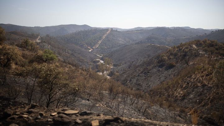 Extinguido el incendio de Niebla (Huelva) tras dos semanas de lucha contra el fuego y 33.000 hectáreas afectadas