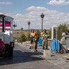 El tren turístico de Toledo atropella a un hombre tras ponerse en marcha vacío y sin conductor