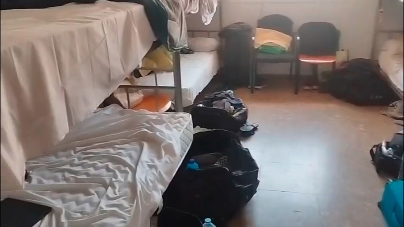 Estas son las penosas condiciones en que viven los policías desplazados a Ceuta