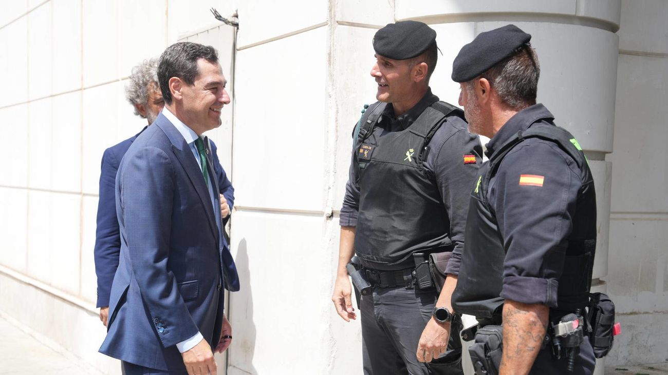 Juanma Moreno pide a Pedro Sánchez recuperar OCON-Sur ante el repunte del narcotráfico en Andalucía