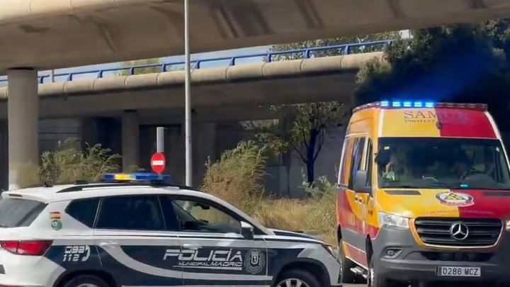 Accidente de tráfico en Moratalaz