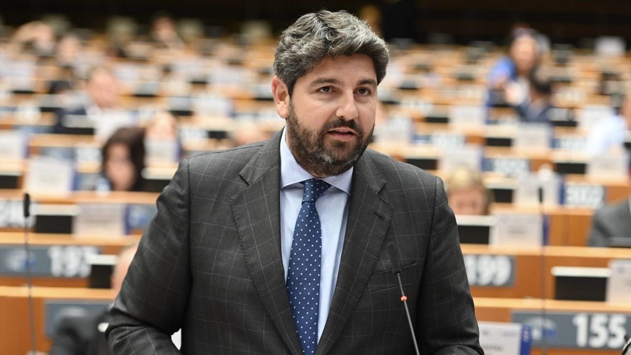El presidente de la Región de Murcia, Fernando López Miras