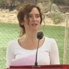 Ayuso anuncia una línea de financiación para los empresarios afectados por los incendios de la Sierra Oeste