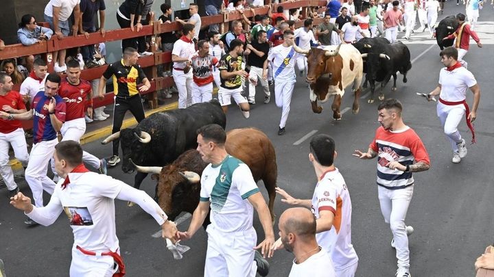 Diez heridos en un multitudinario primer encierro de San Sebastián de los Reyes