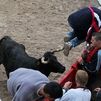 Imagen de archivo de una vaquilla en una plaza de toros