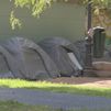 Inmigrantes sin papeles buscan trabajo y un lugar donde dormir en la Plaza Elíptica