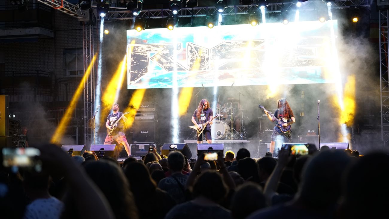 Una de las actuaciones dentro del festival 'Tajuña Rock' de Morata de Tajuña