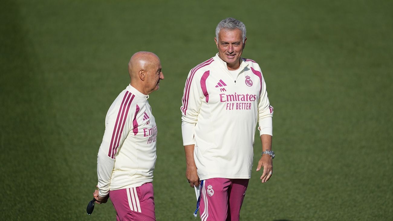 José Mourinho y Antonio Pintus