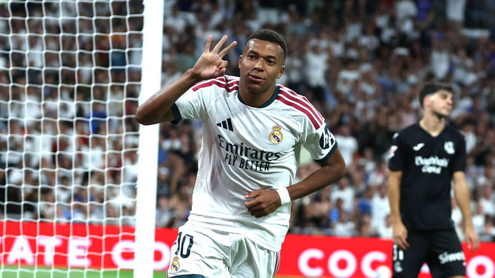 4-1. Festival de Mbappé en el regreso de Mourinho al Bernabéu