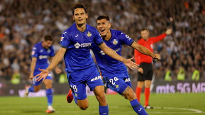 2-1. Ünal sostiene al Getafe en la caldera de Belgrado y sella su regreso a Europa