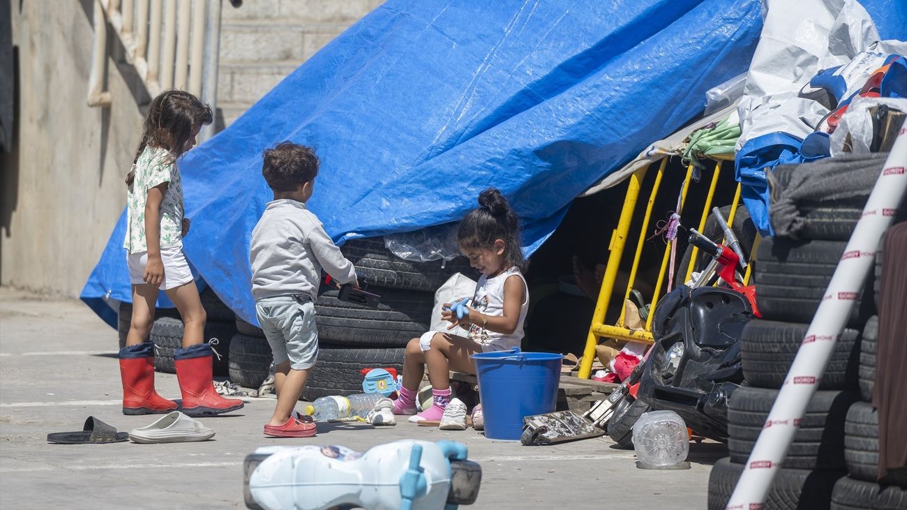 Niños jugando en Ceuta, a 22 de agosto de 2026