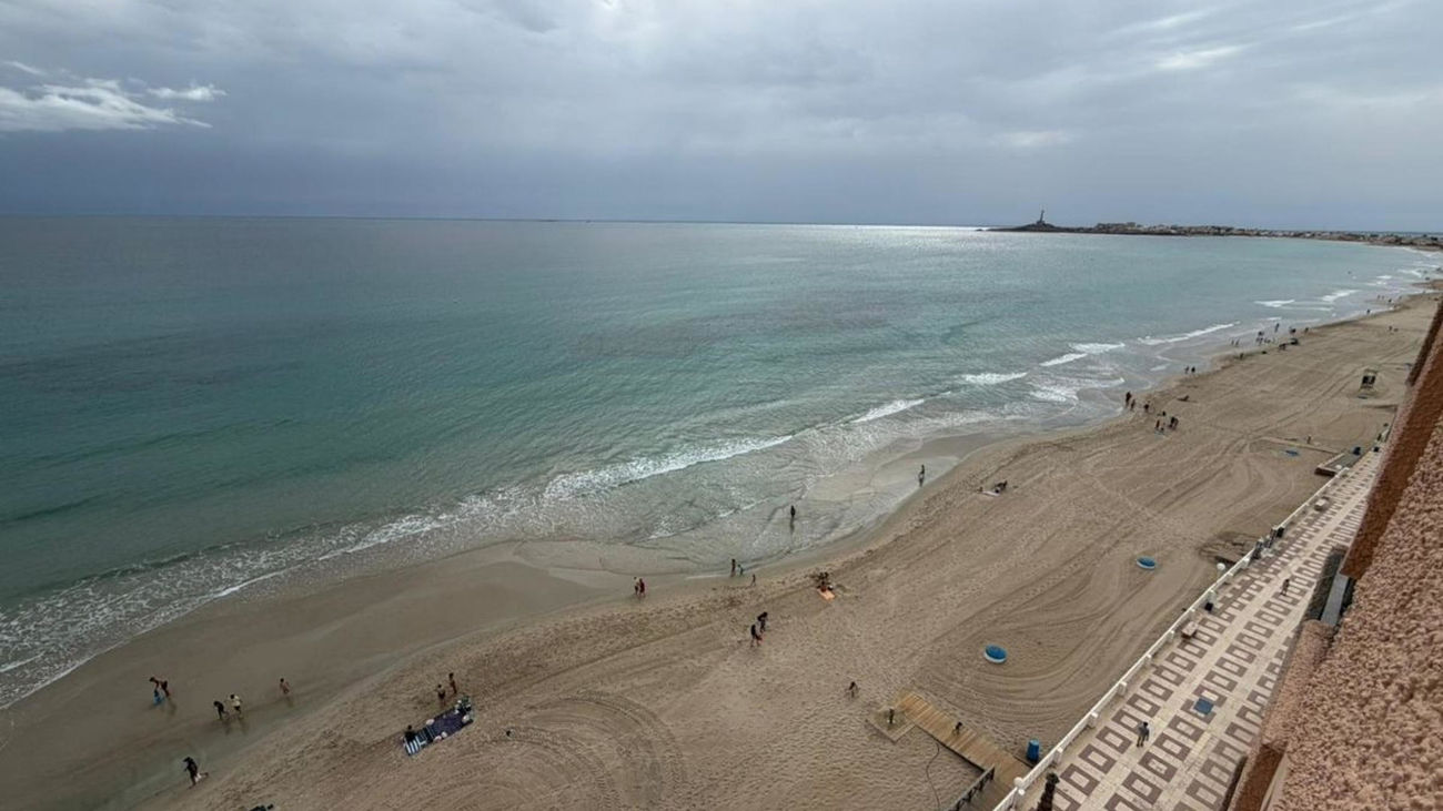 Bajada del nivel del mar en la costa de Cartagena, Murcia