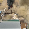 Incendio en una nave de televisión en Fuente el Saz: las llamas arrasan un plató y las oficinas