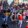 Séptimo encierro de Sanse: seis heridos en la carrera más rápida de las fiestas con 2.200 corredores
