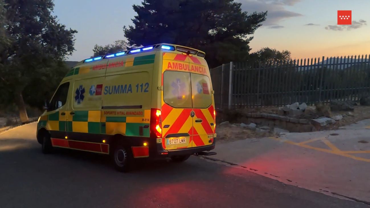 En estado muy grave un  ciclista de 14 años tras sufrir un accidente en una pista forestal de Cercedilla