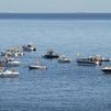 Banderas de España toman la bahía de Ceuta con la ‘Armada de la Solidaridad’