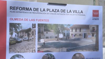 La Plaza de la Villa de Olmeda de las Fuentes es ya un espacio completamente peatonal