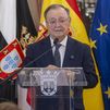 El presidente de Ceuta, Juan Jesús Vivas, durante la visita a Ceuta de José María Aznar
