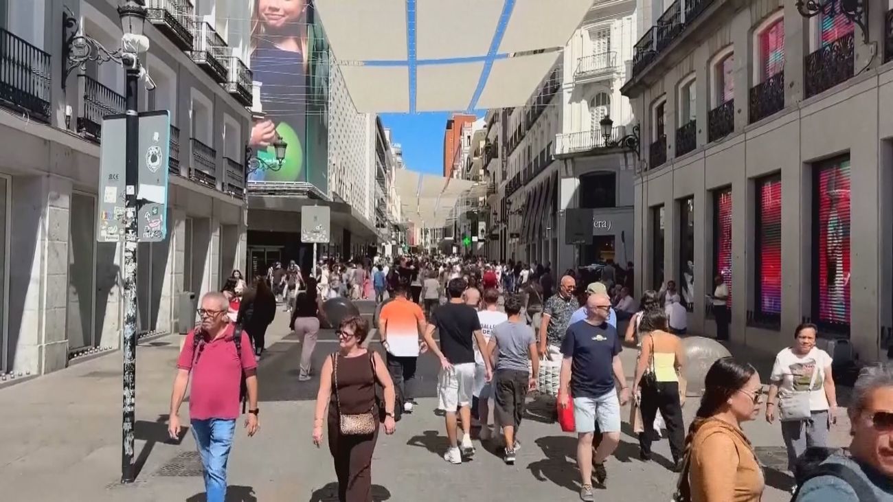 Miércoles de calor sofocante en Madrid con temperaturas máximas de 37 grados
