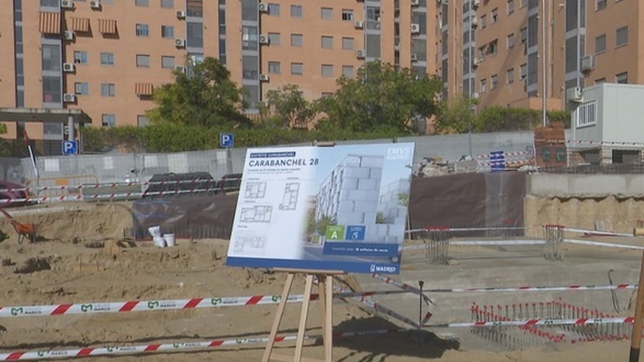 Colocada la primera piedra de las más de 70 nuevas viviendas de alquiler asequible en Carabanchel