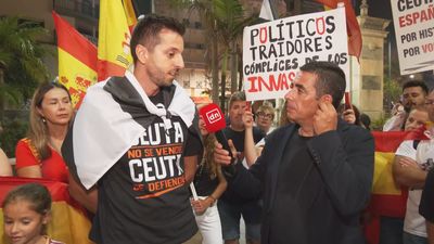 Jaime Díaz, bombero de Ceuta: "Esto ha sido una invasión clara"