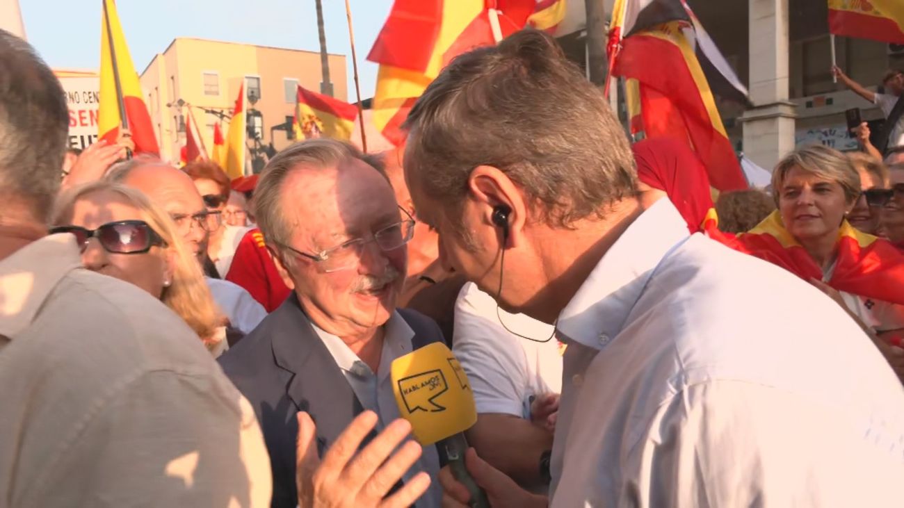 Juan Jesús Vivas en la manifestación de Ceuta: "Somos España y vamos a luchar por serlo"